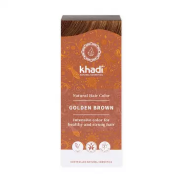 Khadi -  Khadi Henna naturalna - Złoty brąz, 100 g 